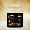 Masjidal 10" Digital Azan Clock with WiFi, Dynamic Touch Screen, Worldwide Prayer Times, Full Quran Player, Islamic Art, Streaming Halal Muslim Content: Duas, Dhikr, Hadith, Surah of The Day, Black view 3