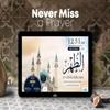 Masjidal 10" Digital Azan Clock with WiFi, Dynamic Touch Screen, Worldwide Prayer Times, Full Quran Player, Islamic Art, Streaming Halal Muslim Content: Duas, Dhikr, Hadith, Surah of The Day, Black view 4