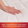 Sunbeam Extra Plush Heated Mattress Pad Quilted Cotton Top 10 Heat Settings, Machine Washable - QUEEN view 3