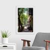 CANVAS ON DEMAND Downtown Street, Portland, Oregon White Framed Art Print, Portland Artwork view 3