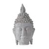 A&B Home Meditating Buddha Head Sculpture - 8" - Gray Finish view 1