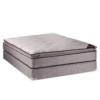 Dream Solutions USA Dream Sleep Spinal Plush PillowTop (Eurotop) Mattress Set - Sleep System with Enhanced Cushion Support, Fully Assembled, Orthopedic, Longkasting (Twin 39"x75"x12")