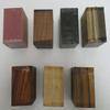 (7) Lot of 7 Wood, Bottle Stopper Blanks -Ebony, Purple Heart, Olive 2'' x 2'' x 3 Wood Blank Lumber Wood Turning view 3