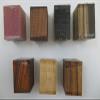 (7) Lot of 7 Wood, Bottle Stopper Blanks -Ebony, Purple Heart, Olive 2'' x 2'' x 3 Wood Blank Lumber Wood Turning view 4