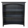 eHemco 3 Tier Bookcase with 2 Arched Supports, 40 Inches, Black view 4