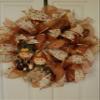 Fall/Autumn/Thanksgiving Pilgrim Wreath view 1
