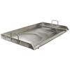 31" x 17" Portable Stainless Steel Double Stove Griddle CONVEX Plancha view 1