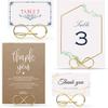 Pullan Table Number Holder Stands 12 Pack - Wedding Seating Labels Placecard Clips | Name Setting Place Card Holders | Photo Picture Cards Display Stand for Party | Reserved Sign Numbers 2.6 Inch Gold view 2