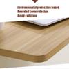 Wall-Mounted Drop-Leaf Table, Floating Computer Desk Wood Wall-Mounted Table Study Desk Double Support Side Table Kitchen Trestle Desk view 4