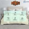 SLEEP-NEST Twin Duvet Cover 68x90-1 Piece, 100% Cotton, Soft & Breathable Twin Bedding, Zipper Closure, Corner Ties, Lightweight Hotel Quality Duvet Cover for Kids, Teens, Adults - Ivory view 4