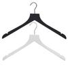 Sueded Luxe Wood Hangers for Clothes- Heavy Duty Hangers for Tank Top, Shirt, Coat, Sweater-Dress Hangers- Non Slip, Slim and Space Saving Hangers. (White, 100) view 2