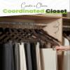 All Hung Up Hangers Wood Grain Premium Plastic Plastic Hanger with Clips - Space Saving Heavy Duty Non Slip Hangers (Mahogany,24) view 3