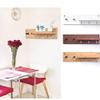 Bamboo Coat Hook Rail, Decorative Rustic Coat Rack Wall Mounted with 5 Hooks, Wood Shelf Rack for Entryway, Bedroom, Mudroom, Hats, Coats, Scarfs,Bathrobe and Towel Hook GXFC (White) view 2