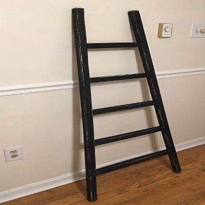 Blanket Ladder, Rustic Ladder, Ladder, Quilt Rack, Blanket Rack, Wooden Decorative Ladder, Leaning Ladder