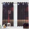 ZXAWT Custom Design Curtains/Grommet Top Blackout Curtains/Thermal Insulated Curtain for Bedroom and Kitchen-Set of 2 Panels(Basketball Gym 107" W*84" L) view 1