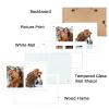 Golden State Art, 12x19 White Wood Frame with White Mat - Displays Two 8x10 Photos - Real Glass, Sawtooth Hanger, Swivel Tabs - Wall Mounting - Great for Collages, Weddings view 3