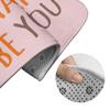 Be Happy Be You Bathroom Rugs 3pc Non Slip Washable Bath Rugs, Contour Mat and Toilet Lid Cover Set view 4
