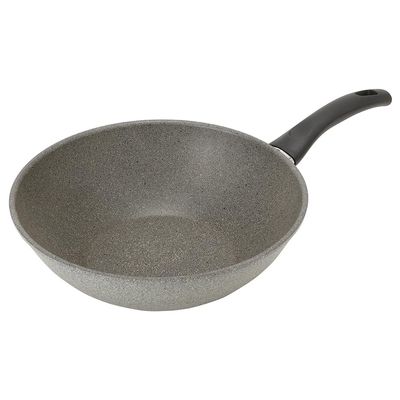 Ballarini 75002-895 Ferrara Wok, 11.0 inches (28 cm), Induction Compatible, Granitium 5-Layer Coating, Made in Italy