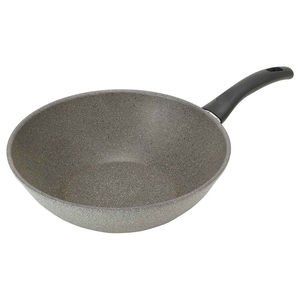 Ballarini 75002-895 Ferrara Wok, 11.0 inches (28 cm), Induction Compatible, Granitium 5-Layer Coating, Made in Italy