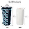 Olve Kitchen Paper Towel Holder Hanging Paper Towel Dispenser Cover for Kitchen, Camping Outdoor (Mint) view 4