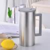 61Oz Stainless Steel Thermal Carafe - Double Walled Metal Carafe with Lid/Tea Carafe - 1.8 Liter (Grey) view 2