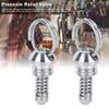 2-Pack Stainless Steel Lock Pressure Relief Valve, Beer Keg Repair Accessories Homebrew Keg Lid Repair Tool view 2