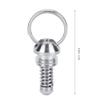2-Pack Stainless Steel Lock Pressure Relief Valve, Beer Keg Repair Accessories Homebrew Keg Lid Repair Tool view 3
