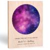 Wood Life Prints Personalized Star Map  Customized Star Alignment Poster  8 x 10-inch Star Constellation Chart  Starry Night Poster for Weddings, Engagements, Anniversaries, and Baby Showers view 1