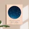 Wood Life Prints Personalized Star Map  Customized Star Alignment Poster  16 x 20-inch Star Constellation Chart  Starry Night Poster for Weddings, Engagements, Anniversaries, and Baby Showers view 3
