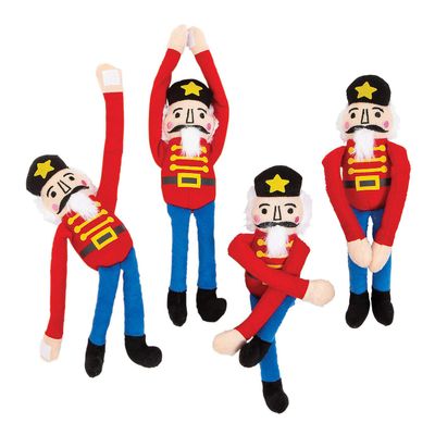 Fun Express Plush Long Arm Nutcracker - Toys - 12 Pieces
