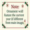 Cycling Cyclist Bicycle Christmas Ornament Choose Snowman Snowflake or Bulb (Bulb) view 2