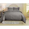 4 Piece All Season Red Grey Cotton Flannel Sheets, Beautiful Checkered Plaid Pattern Warmth Soft Farmhouse Bedding Sets, Sophisticated Printed Velvety Feel Fitted Deep Pocket Luxury Sheets King Size view 2