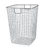G.E.T. WB-301-MG Heavy Duty Iron Wire Utility Storage Basket, Square, 16.5" x 16.5" x 25" view 2