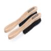 Hat Brush Horsehair Felt Hat Cleaner, Horse Hair Brush for Baseball Cap, Cowboy Hats, Shoes, and Clothes Brush, Soft Bristles Wooden Cleaning Brush, Durable Dust and Lint Remover, 2 Pack - Superio view 1