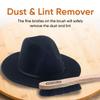Hat Brush Horsehair Felt Hat Cleaner, Horse Hair Brush for Baseball Cap, Cowboy Hats, Shoes, and Clothes Brush, Soft Bristles Wooden Cleaning Brush, Durable Dust and Lint Remover, 2 Pack - Superio view 3