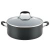 Anolon Advanced Home Hard-Anodized Nonstick Wide Stock Pot/Stockpot (7.5-Quart, Onyx) view 1
