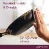 Anolon Advanced Home Hard-Anodized Nonstick Wide Stock Pot/Stockpot (7.5-Quart, Onyx) view 3