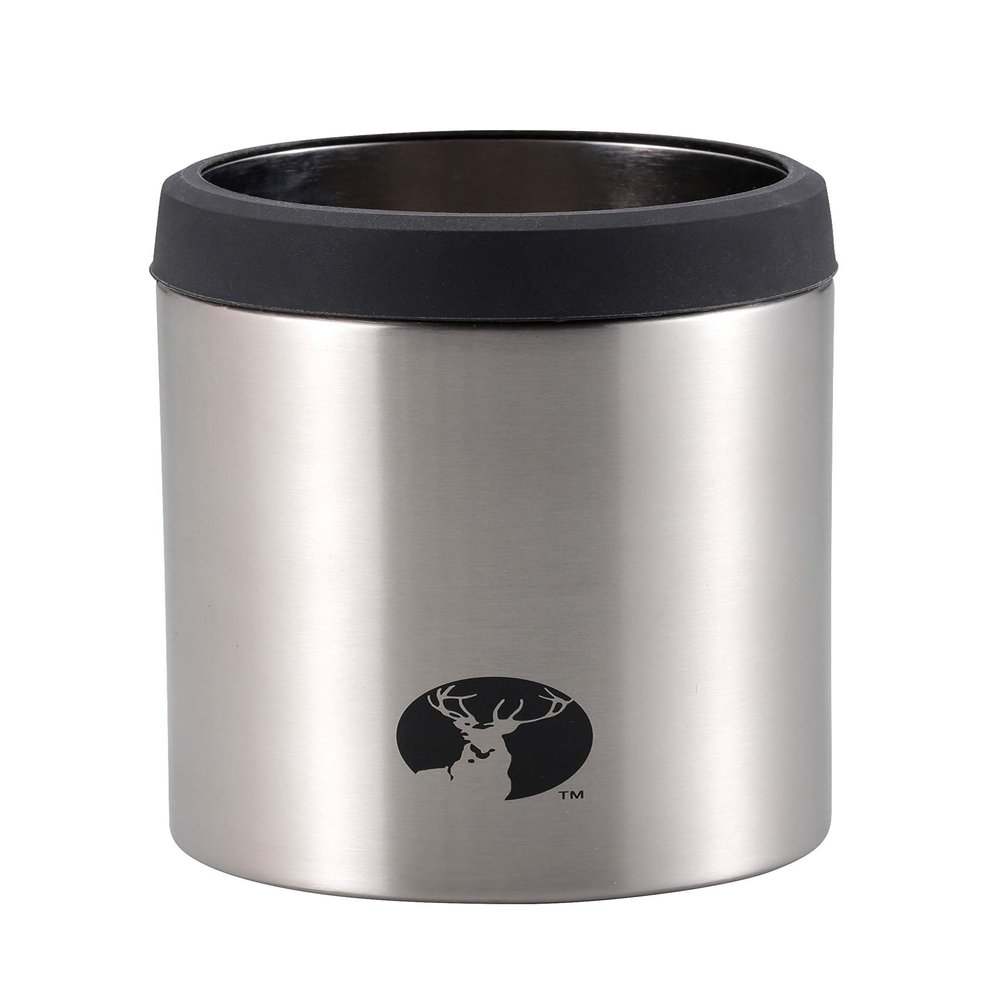Captain Stag UE-3490 HD Insulated Can Holder for 11.8 fl oz (350 ml) Cans, Silver