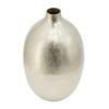 A&B Home Silver Streak Round Vase - Narrow Mouth - Silver Finish 14" view 2