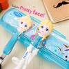 Frozen Queen Elsa Kids Children Spoon Training Chopsticks Flatware Utensil Cutlery Dinnerware Tableware Set with Case, 3 pieces view 2