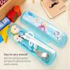 Frozen Queen Elsa Kids Children Spoon Training Chopsticks Flatware Utensil Cutlery Dinnerware Tableware Set with Case, 3 pieces view 4