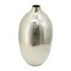 A&B Home Silver Streak Round Vase - Narrow Mouth - Silver Finish 19" view 2