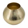 A&B Home Chisel Vase - 9"- Gold Finish view 3