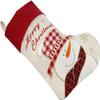 DearSun Set of 5, 18" Personalized Christmas Stockings with Exquisite Embroidery Names,Santa,Snowman, Deer, Penguin,Angel Characters, Quality Linen Stockings for Family Decor view 3