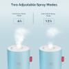 Portable Mini Cool Mist Humidifier, 500ml USB Personal Desktop Humidifier for Baby Bedroom Travel Office Home, Auto Shut-Off, 2 Mist Modes, Super Quiet, Blue view 4