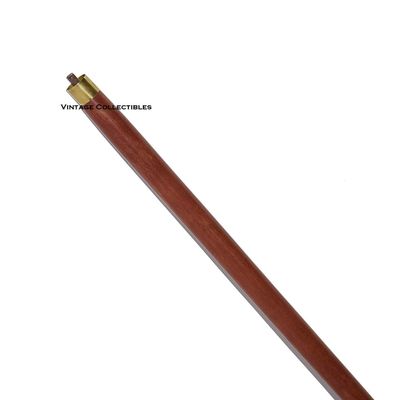 Solid Rosewood Wooden Walking Cane Without Handle Victorian Vintage Beautiful Cane