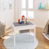 UTEX KIDS Large 2 in 1 Kid Activity Table with Storage, Play Table for Kids, Boys,Girls,White, 32.2"W x 22.2"L x 20"H, Ages 3+ view 1