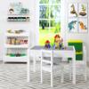UTEX KIDS Large 2 in 1 Kid Activity Table with Storage, Play Table for Kids, Boys,Girls,White, 32.2"W x 22.2"L x 20"H, Ages 3+ view 4
