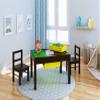 UTEX Large 2 in 1 Kid Activity Table with Storage for Older Kids, Play Table for Kids,Boys,Girls, Espresso view 2