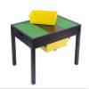 UTEX Large 2 in 1 Kid Activity Table with Storage for Older Kids, Play Table for Kids,Boys,Girls, Espresso view 4
